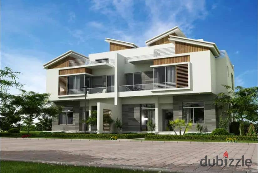 twon house middle townhouse in Layan Sabbour Compound View Landscape 8