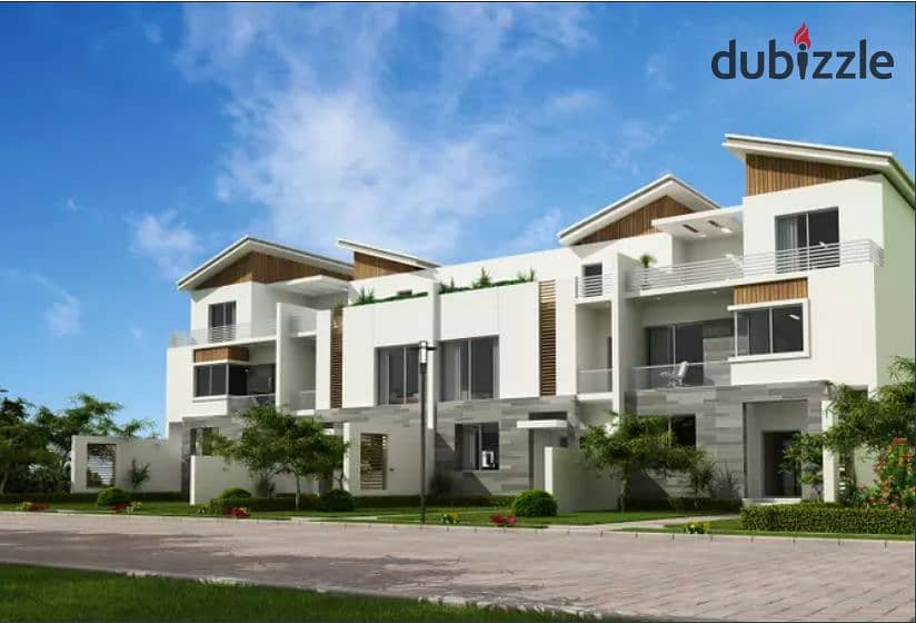 twon house middle townhouse in Layan Sabbour Compound View Landscape 15