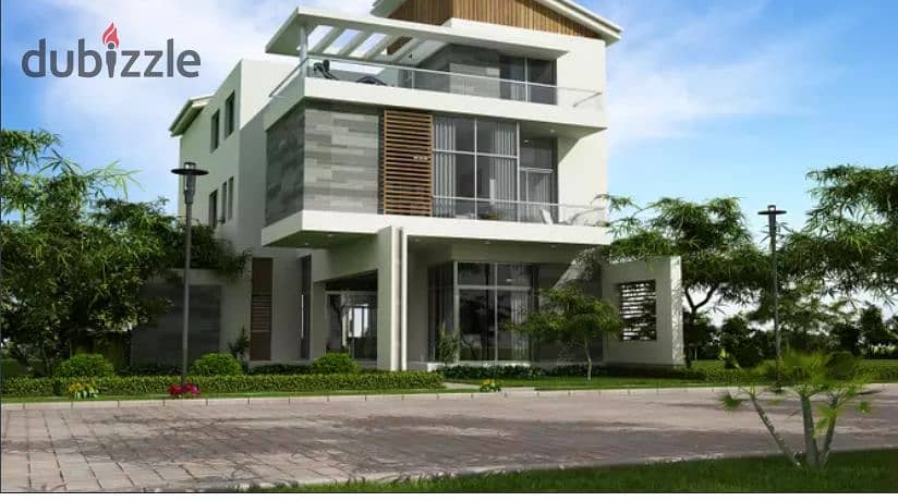 twon house middle townhouse in Layan Sabbour Compound View Landscape 16