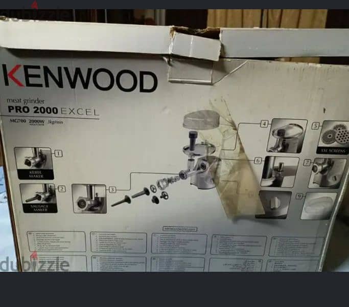 مفرمة Kenwood جايه من السعوديه لسه جديده ب الكرتونه 1