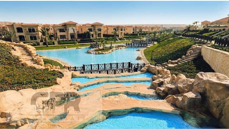 Twin villa for sale Stone Park Katameya New Cairo 228m with installments  ستون بارك قطامية التجمع الخامس 5