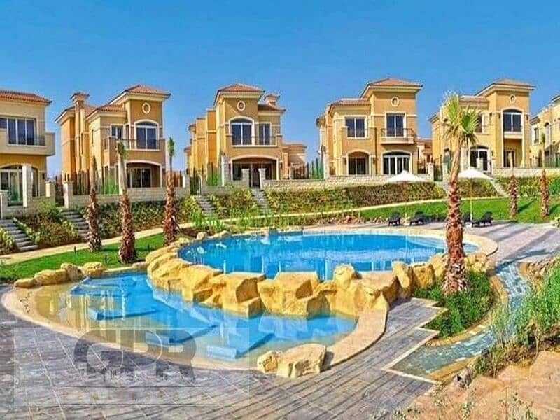 Twin villa for sale Stone Park Katameya New Cairo 228m with installments  ستون بارك قطامية التجمع الخامس 31