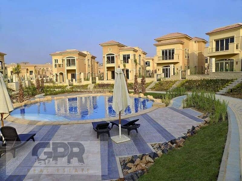 Twin villa for sale Stone Park Katameya New Cairo 228m with installments  ستون بارك قطامية التجمع الخامس 32