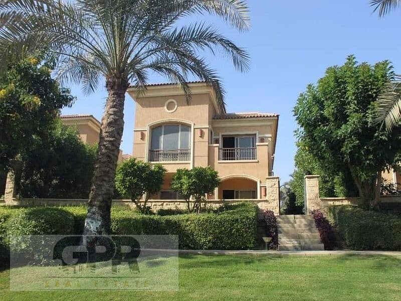 Twin villa for sale Stone Park Katameya New Cairo 228m with installments  ستون بارك قطامية التجمع الخامس 33