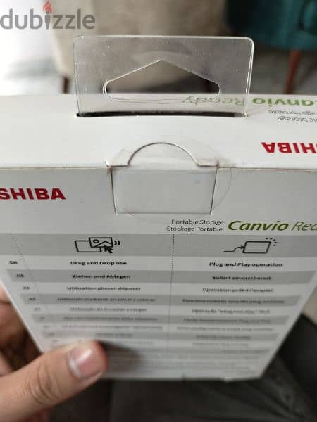 Toshiba portable storage hard 2