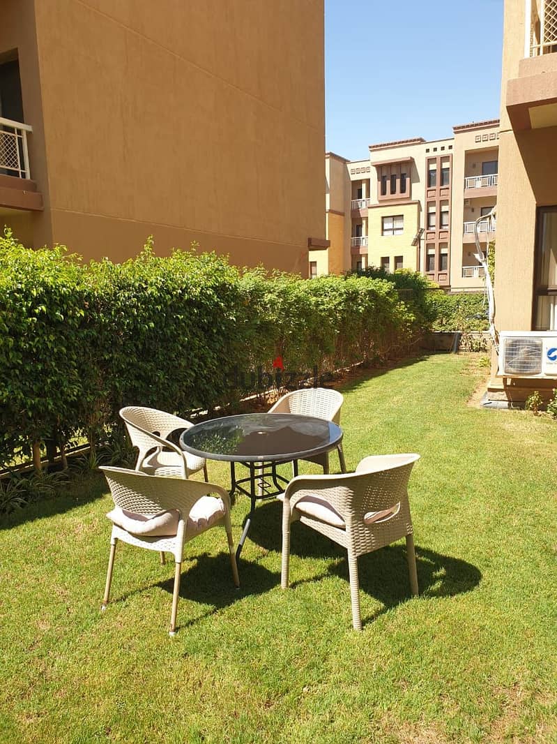 For sale apartment with a garden ultralux finished, Green 5 mabany edris  6th of October 2