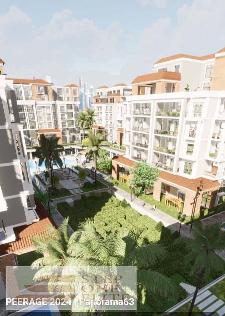 2 bedroom apartment + private garden + car garage in the Fifth Settlement on Suez Road 5