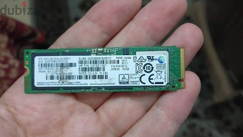 hard nvme 512giga Samsung 0