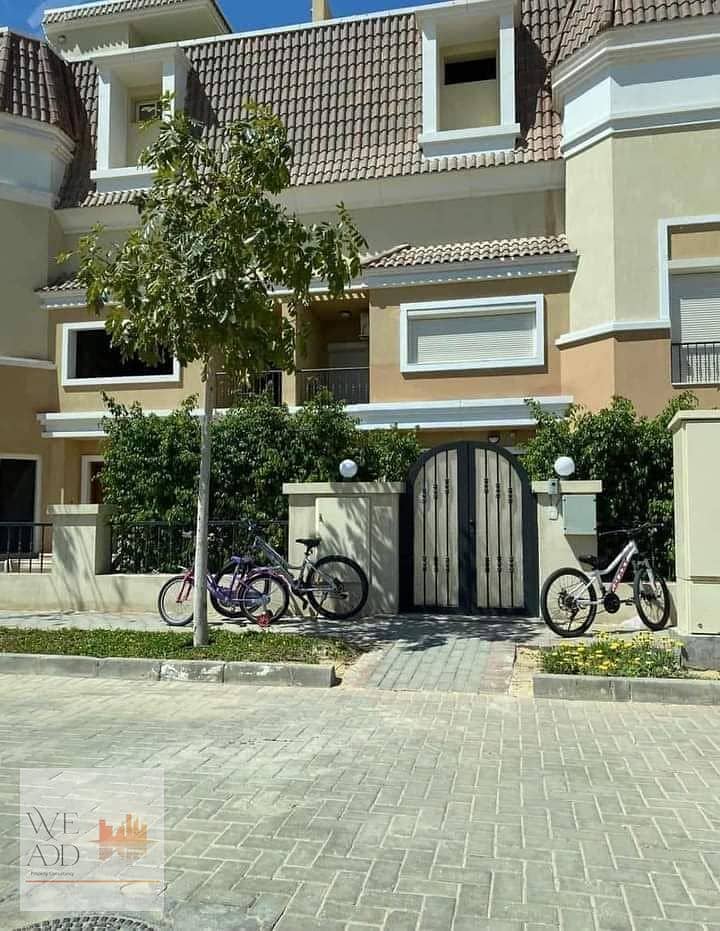 Install your villa after 9 months and book now a townhouse in the Butterfly Compound on the Amal Direct Axis, area 250 m, middle, with a down payment 21