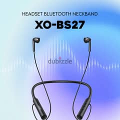 سماعات XO-BS27 Magnetic Wireless Headset Bluetooth Neckband