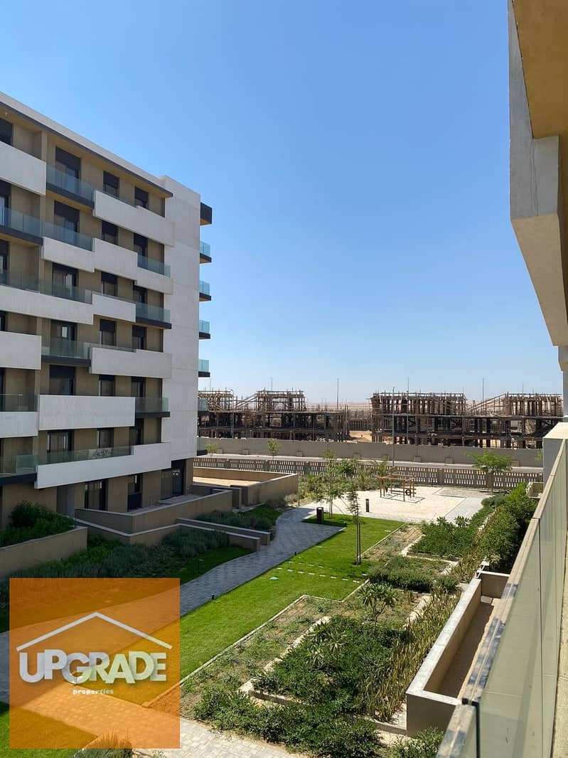 180 sqm apartment ready to move fully finished distinctive view in Al Burouj Compound AL Shorouk  in the COURTYARD phase 2