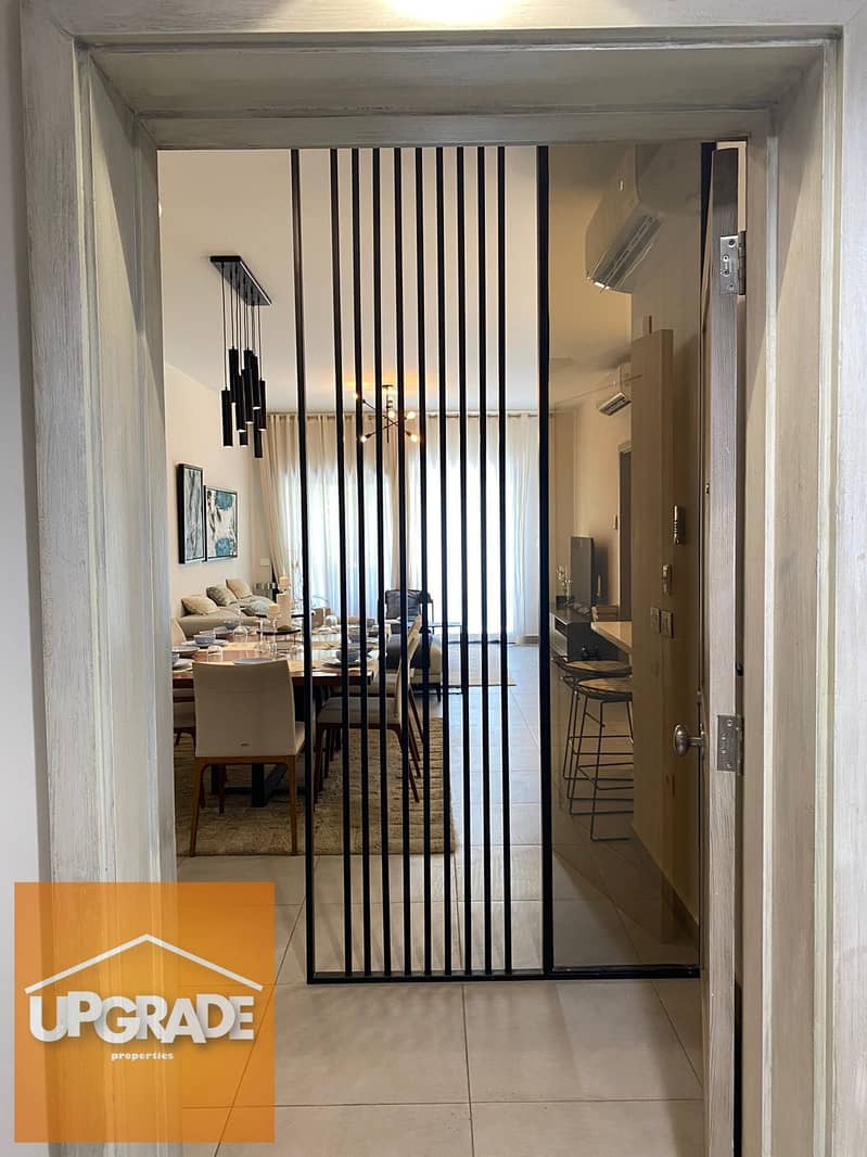 180 sqm apartment ready to move fully finished distinctive view in Al Burouj Compound AL Shorouk  in the COURTYARD phase 4