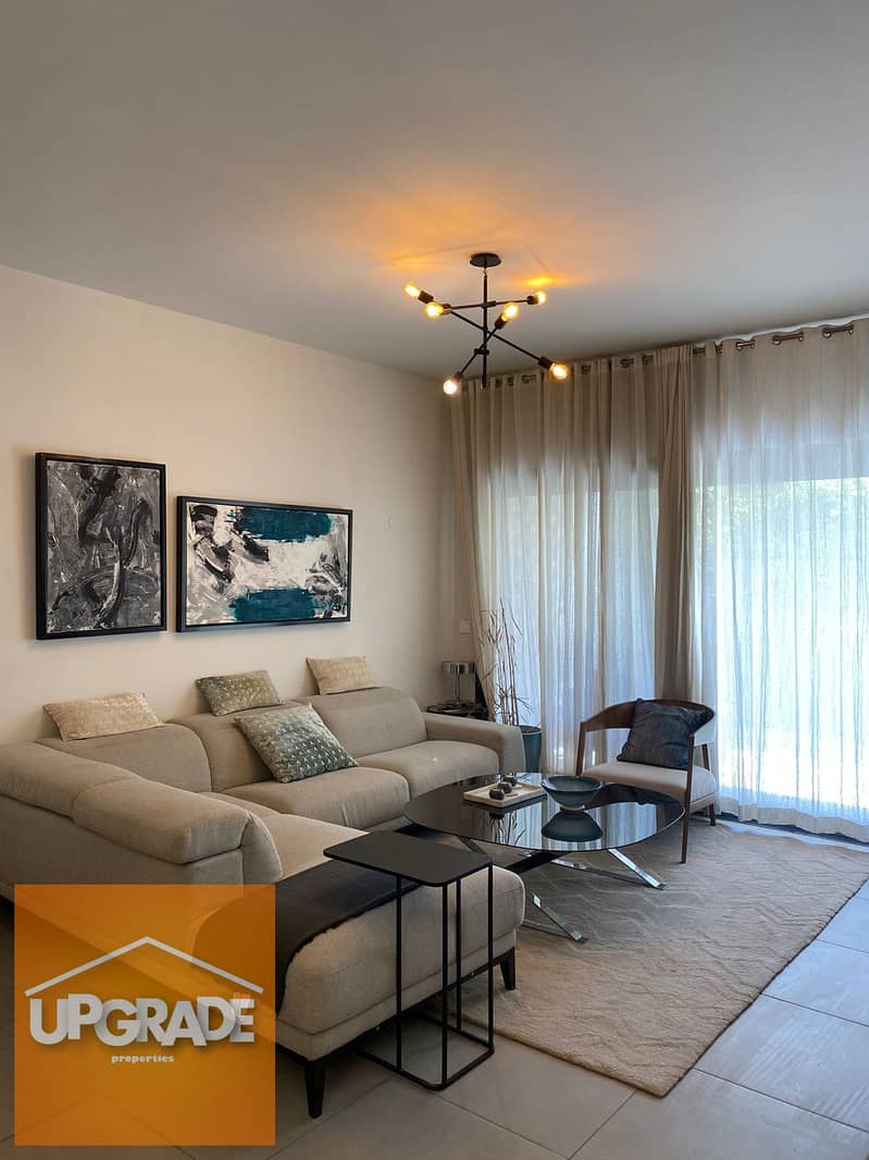 180 sqm apartment ready to move fully finished distinctive view in Al Burouj Compound AL Shorouk  in the COURTYARD phase 7