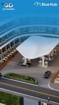 Shops, restaurants and cafes in the largest commercial mall that holds a gas station license in Ain Sokhna 0