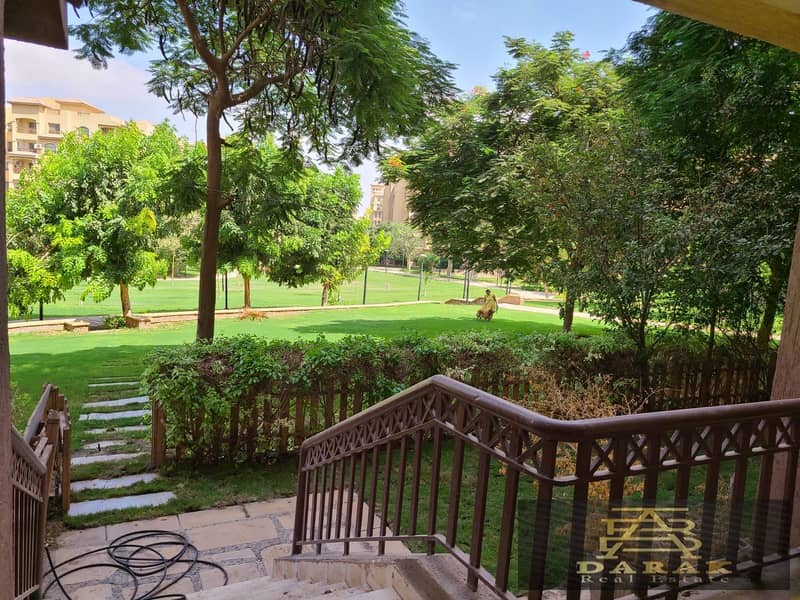 186 sqm + 65 sqm North-Facing Ground Floor Apartment with Private Garden for Sale in Madinaty 7