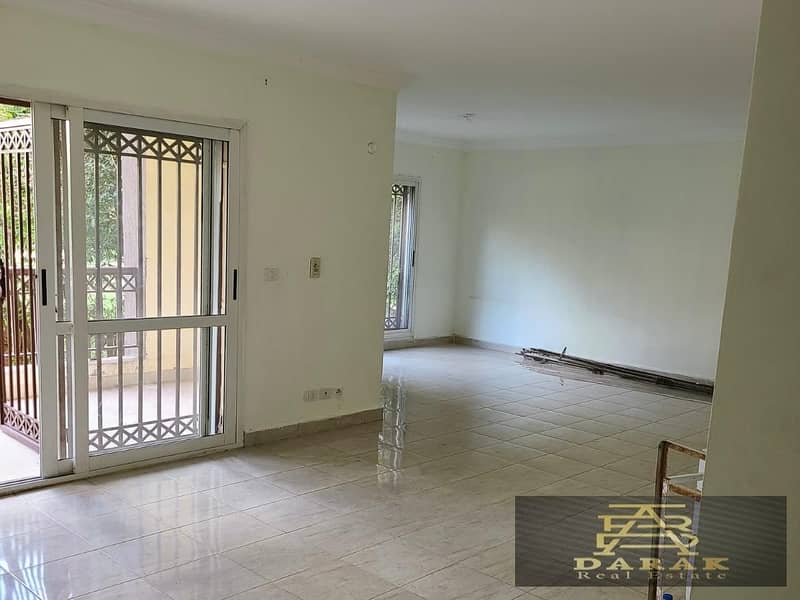 186 sqm + 65 sqm North-Facing Ground Floor Apartment with Private Garden for Sale in Madinaty 12