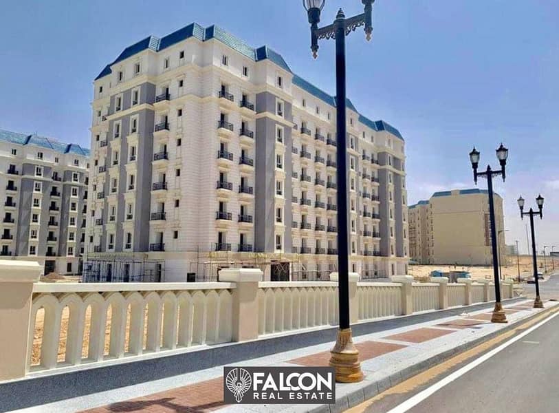 Apartment for immediate delivery in New Alamein, North Coast, Latin Quarter Compound 13