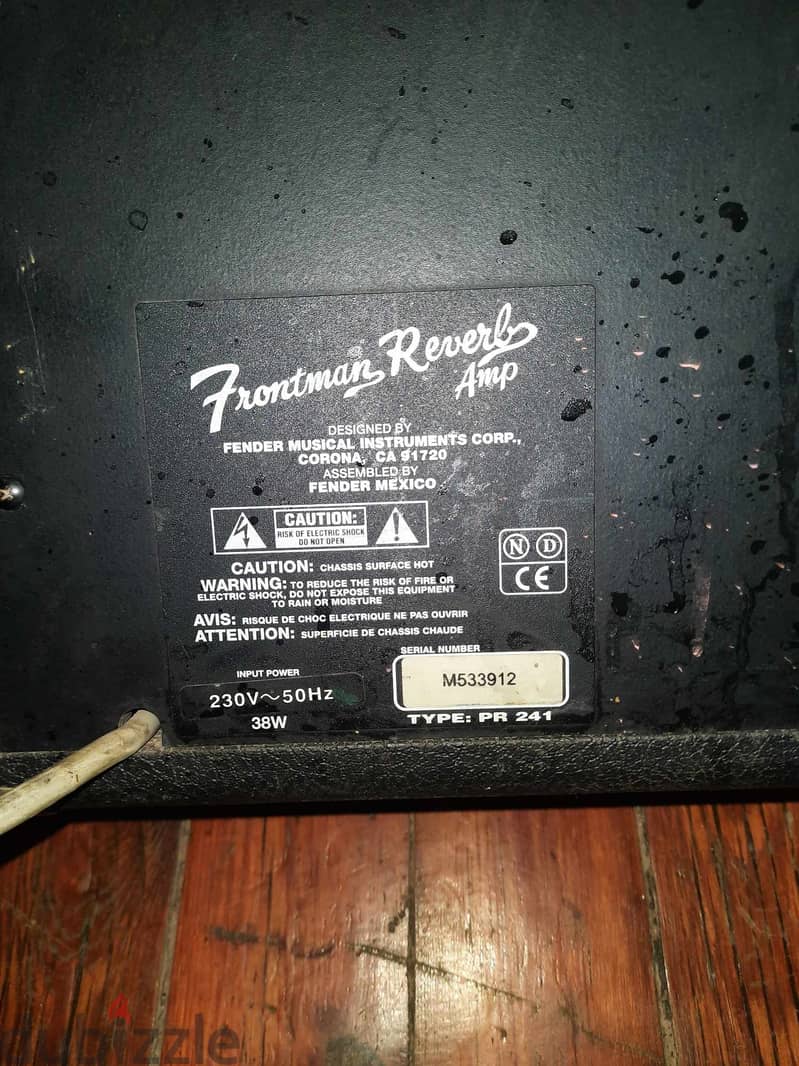 Fender Frontman Distortion Reverb Amp 38W 2