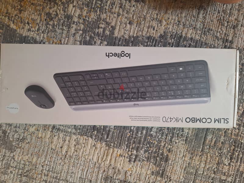 Logitech MK470 Slim Wireless Keyboard & Mouse comboلوجيتك كيبورد وماوس 1