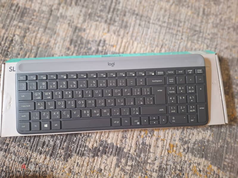 Logitech MK470 Slim Wireless Keyboard & Mouse comboلوجيتك كيبورد وماوس 4