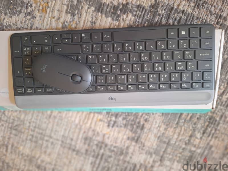 Logitech MK470 Slim Wireless Keyboard & Mouse comboلوجيتك كيبورد وماوس 6