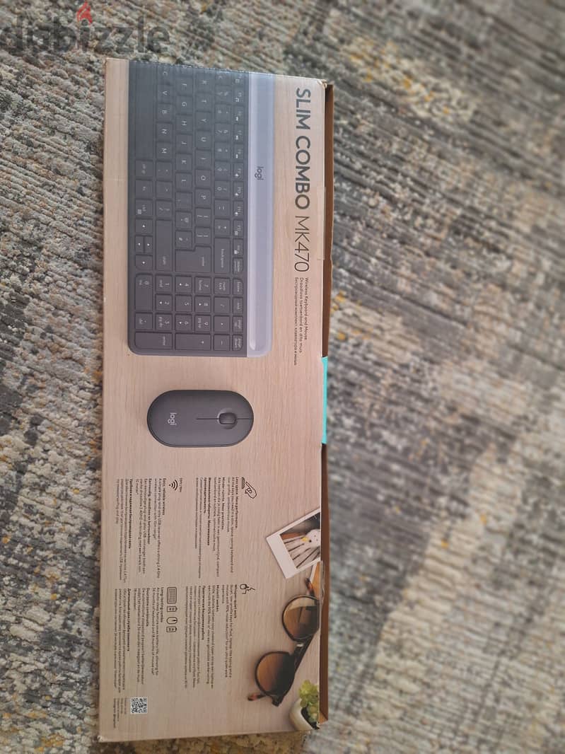 Logitech MK470 Slim Wireless Keyboard & Mouse comboلوجيتك كيبورد وماوس 10