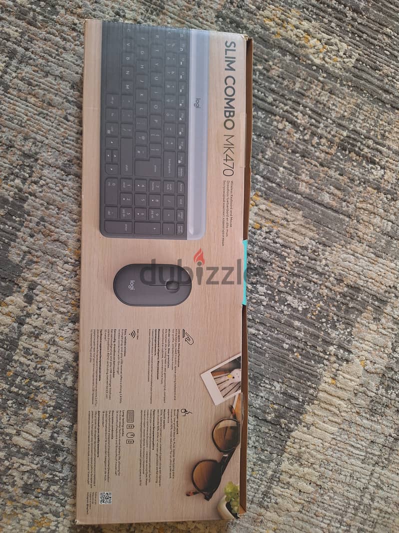 Logitech MK470 Slim Wireless Keyboard & Mouse comboلوجيتك كيبورد وماوس 11