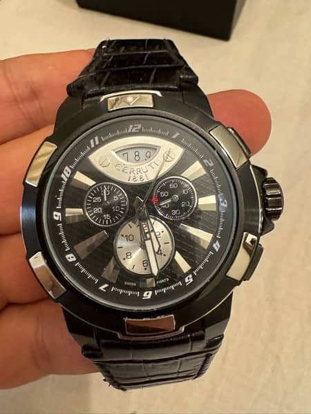 Black Cerruti 1881 New Watch 2