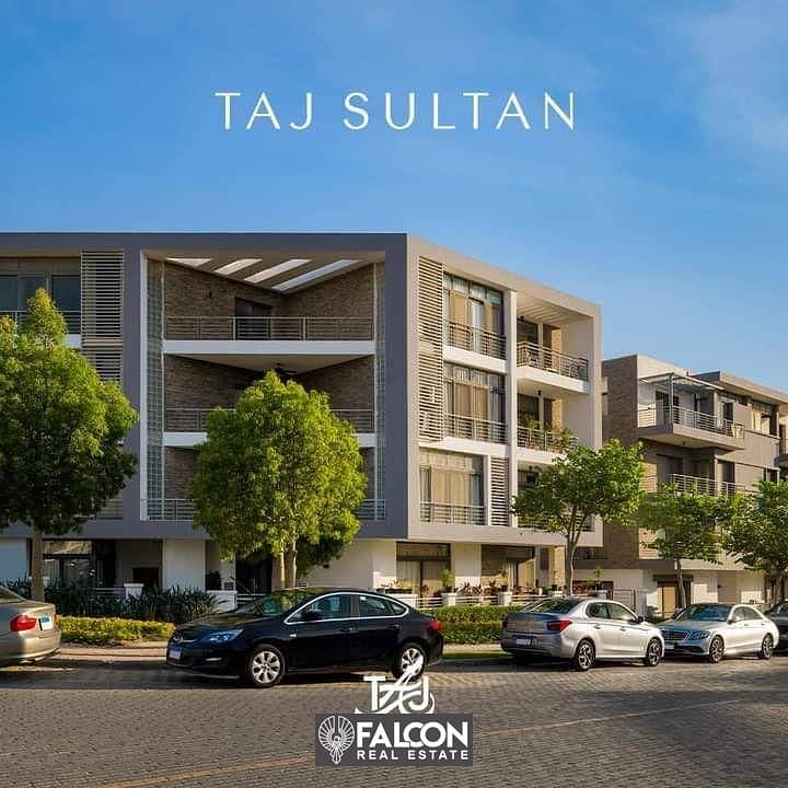 For sale, a 206-meter duplex apartment with a 42% cash discount and the possibility of paying the cash discount percentage over 6 years in Taj City Co 4