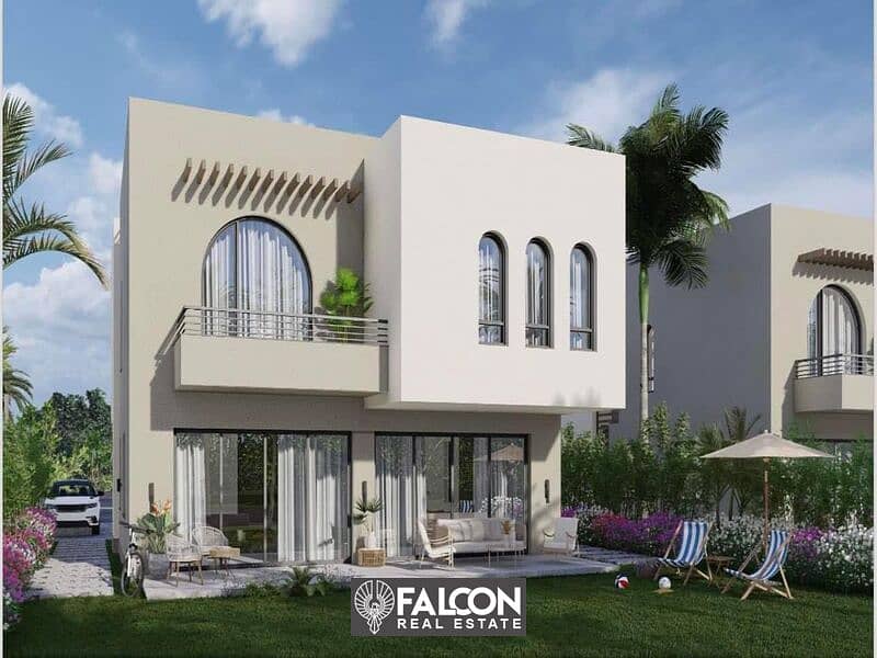 The opportunity to own a 214-meter townhouse villa in Marina 8 at the lowest prices, with a 10% down payment and installments over 7 years. 4