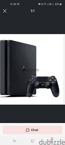 ps 4 slim 750gb +2 joystick + offline 8games available , 0