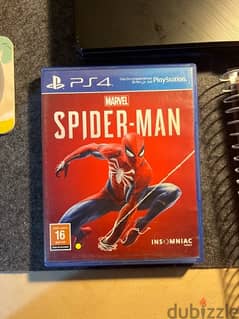 Marvel spiderman PS4 game same as new