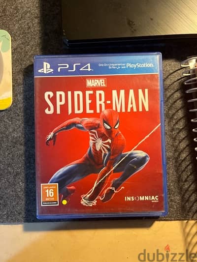 Marvel spiderman PS4 game same as new