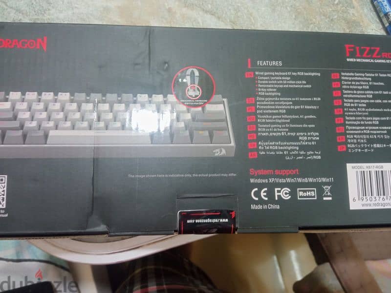 keyboard redragon k617 2