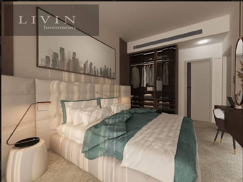 apartment for sale at half the company’s price and in installments in Taj City Compound, New Cairo, in front of the airport and the Kempinski Hotel. 2