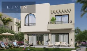 Best price for a 4-bedroom townhouse, 215 m², G+3, marina view, in Marina 8, from the Saudi Egyptian Company SED