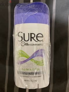 SURE Deodorent  Stick pack 3 pieces made in Canada