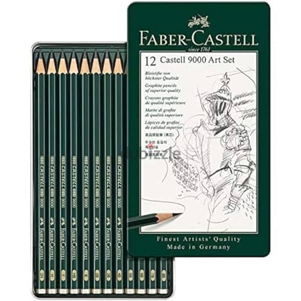 Faber-Castell Graphite Pencils - 12 Levels - Set of 12 Pieces 0