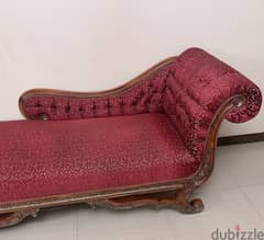 شازلونج لاف سيت love seat خشب ارو من محلات verinno للأثاث