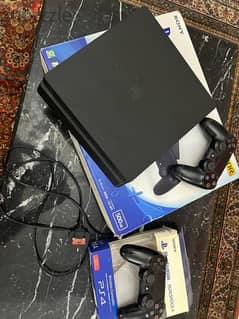 ps4 slim 500 gb with 2 dualshock