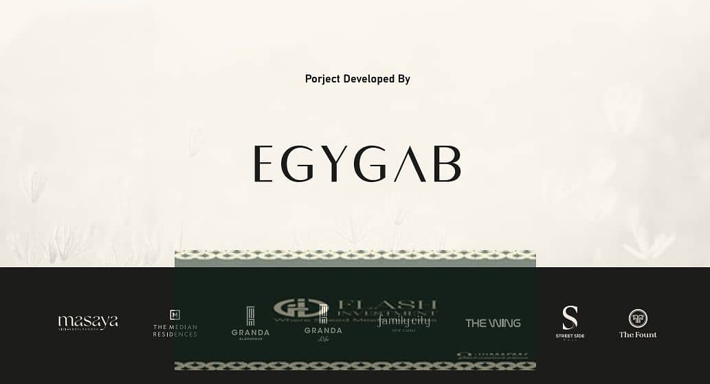 imited time offer! Reserve your unit in EGY GAB's prestigious project in the R8 area for just 50,000 EGP exclusive opportunity 4