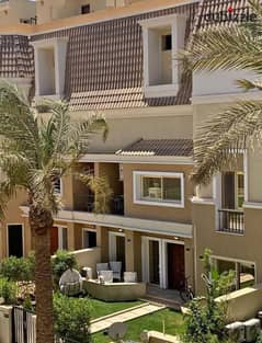 Villa for the price of an apartment for sale in the best location in New Cairo in Sarai Compound next to Madinty