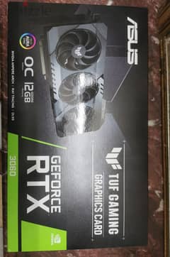 كارت شاشة ASUS RTX 3060 12 GB جديد 0