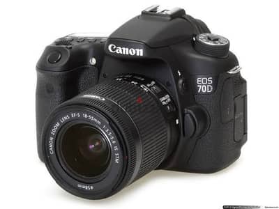 Canon EOS 70d DSLR Camera With 2 Lenses