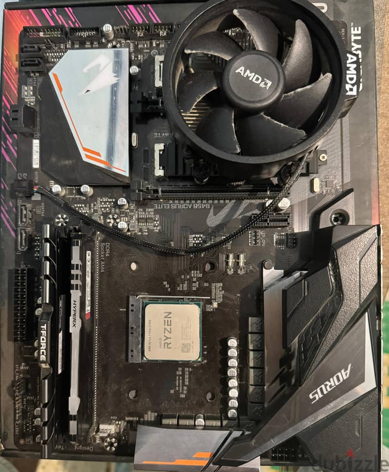 Aours Elite B450 V2 + ryzen 7 5750G + 8GB DDR4 0