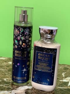 2x Bath and Body Works Dream Bright Lotion & Mist New