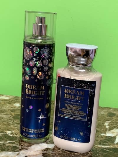 SALE/2x Bath and Body Works Dream Bright Lotion & Mist New