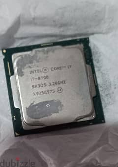 بروسيسور intel جيل ثامن core i7 8700