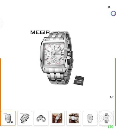 MEGIR stainless watch