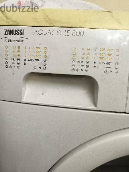 zanussi Aqua cycle 800 2